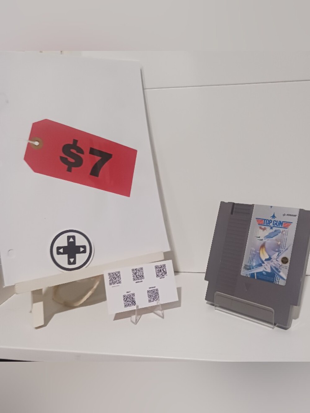 NES Nintendo Top Gun Cartiage Game With Dust Sleeve